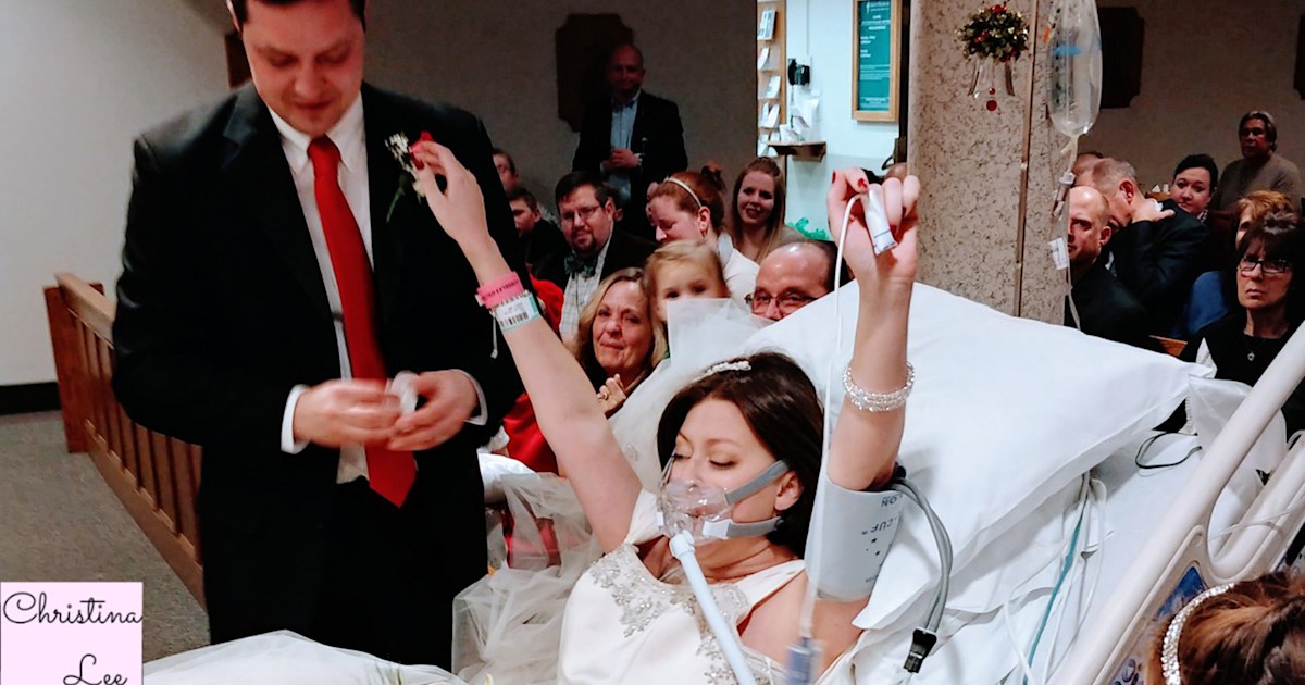 Woman gets married in hospital hours before dying of cancer