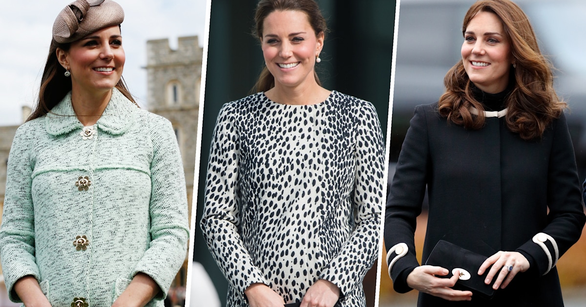 See Duchess Kate's maternity style through the years