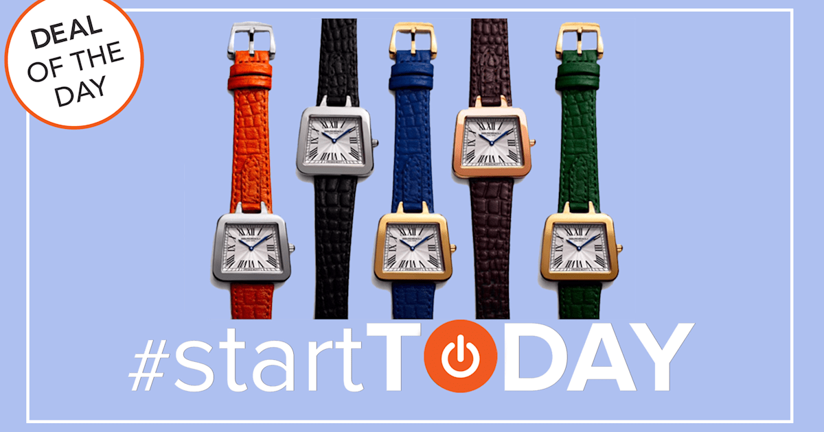 Start TODAY Deal of the Day 75 percent off leather watch