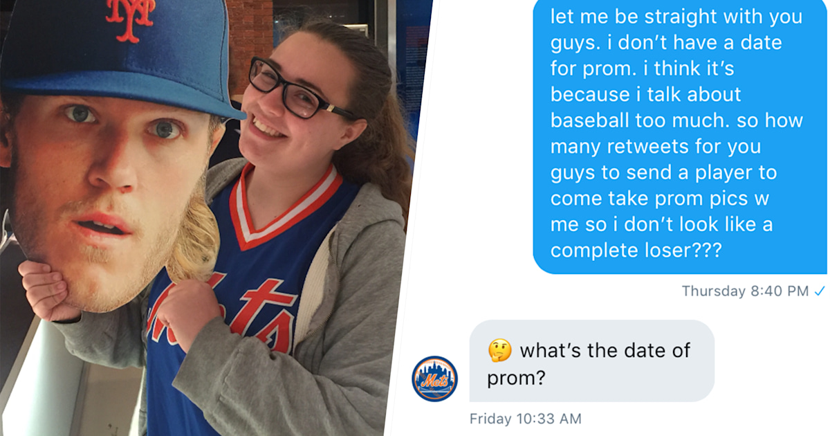 Mets superfan on Twitter mission for prom pics with players