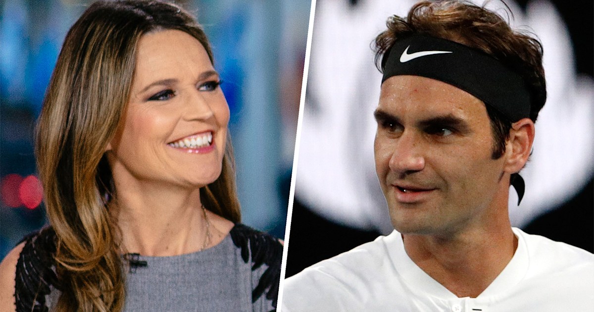 Savannah Guthrie to take on Roger Federer in charity tennis match