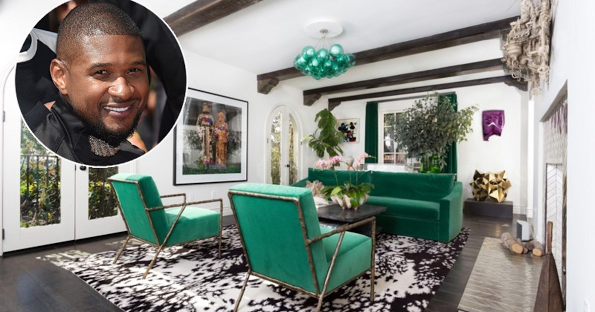 Usher is selling his cool, contemporary LA home — see inside