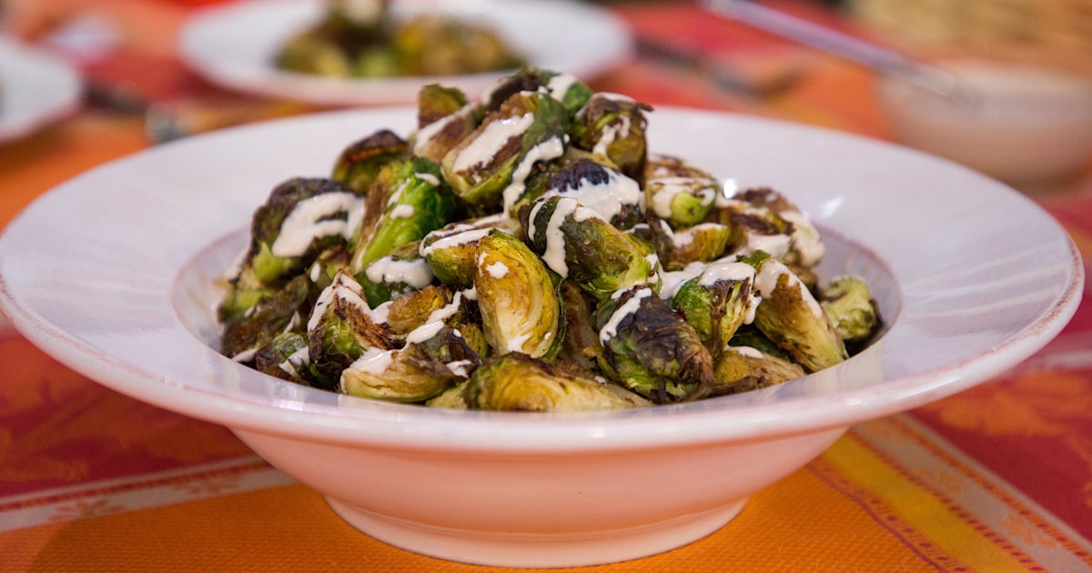 Brussels Sprouts with Caraway and Tahini Recipe