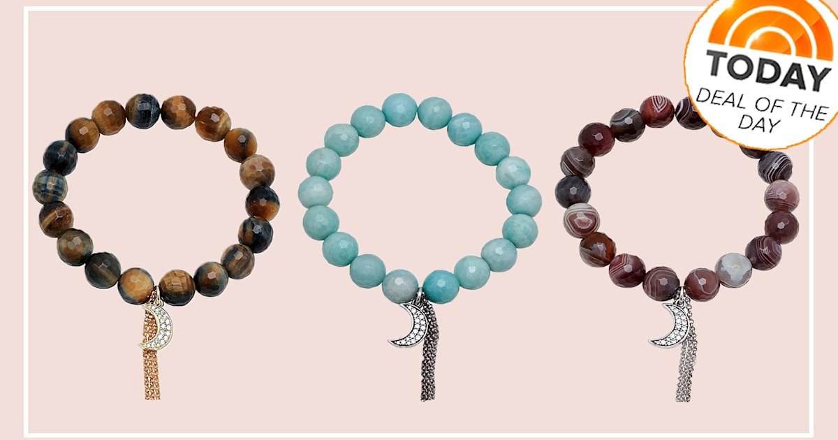 Deal of the Day 50 percent off healing gemstone bracelets from Soul Journey