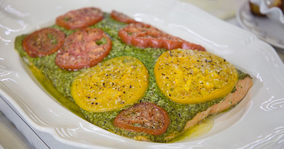 Sami Kotb's Spicy Pesto Salmon Recipe