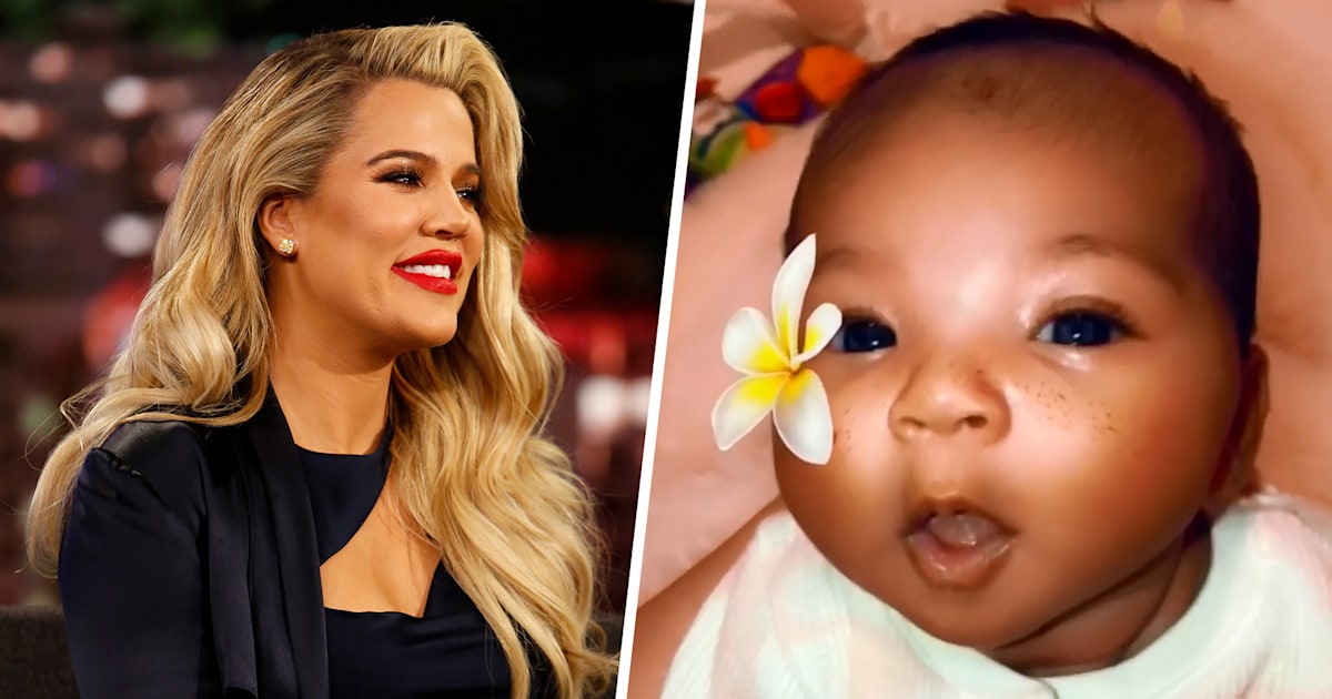 Khloe Kardashian shares first video of baby True Thompson
