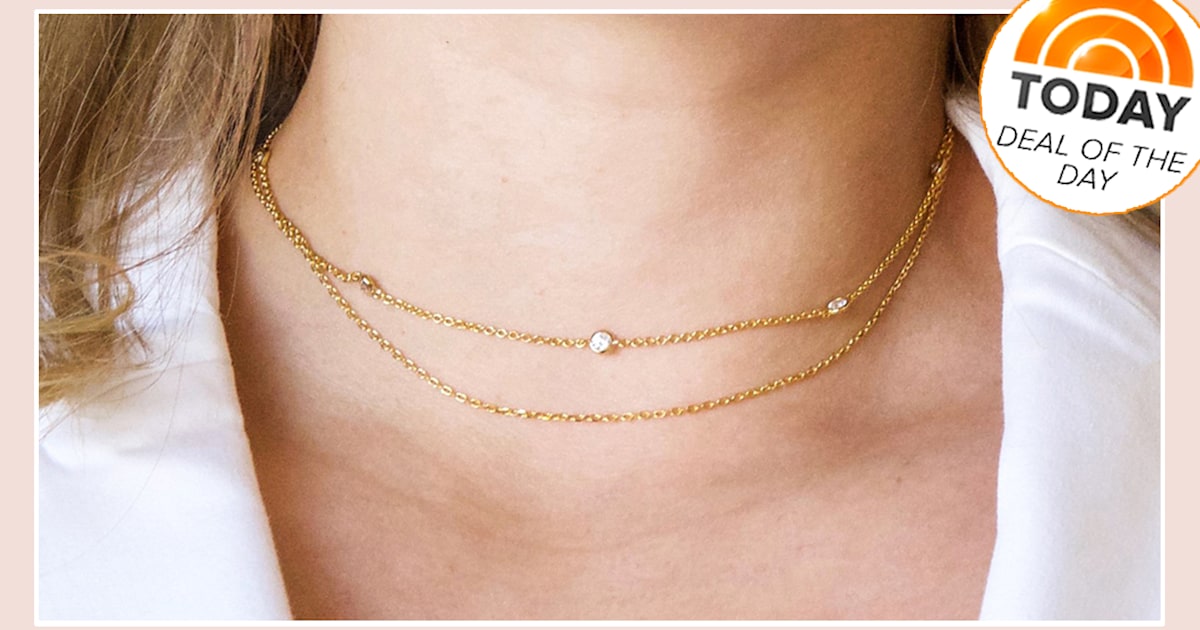 Deal of the Day 45 percent off gold plated chokers from Jules Smith