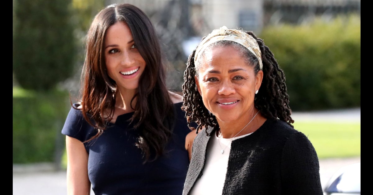 Meghan Markle's mom, Doria Ragland, has tea with Queen Elizabeth(01)