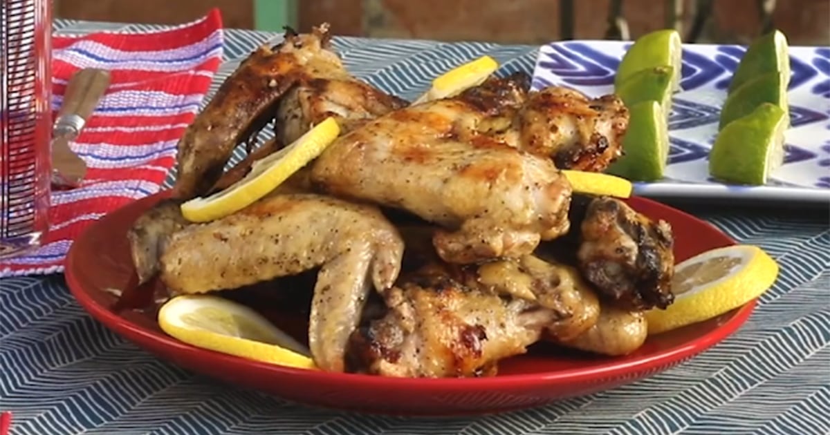 Lemon-Pepper Chicken Wings Recipe
