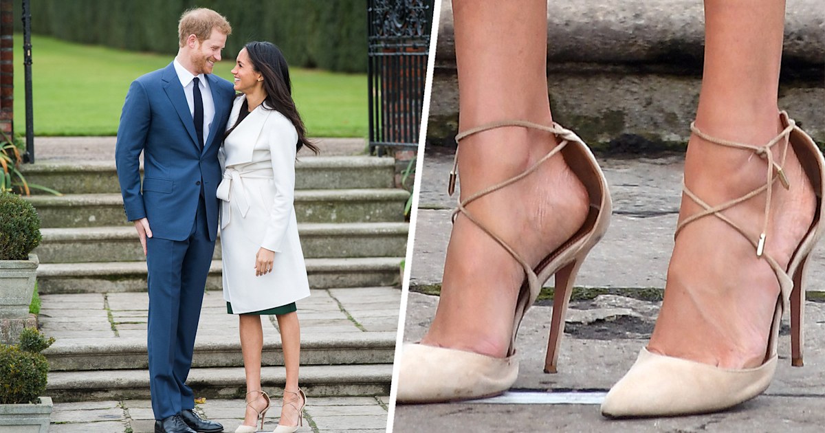 Why does the former Meghan Markle wear oversized shoes?