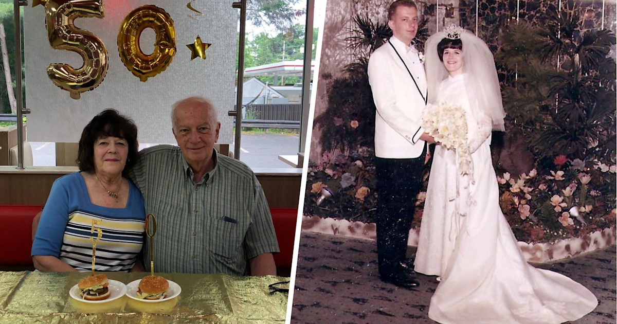 This couple has celebrated every wedding anniversary at Burger King