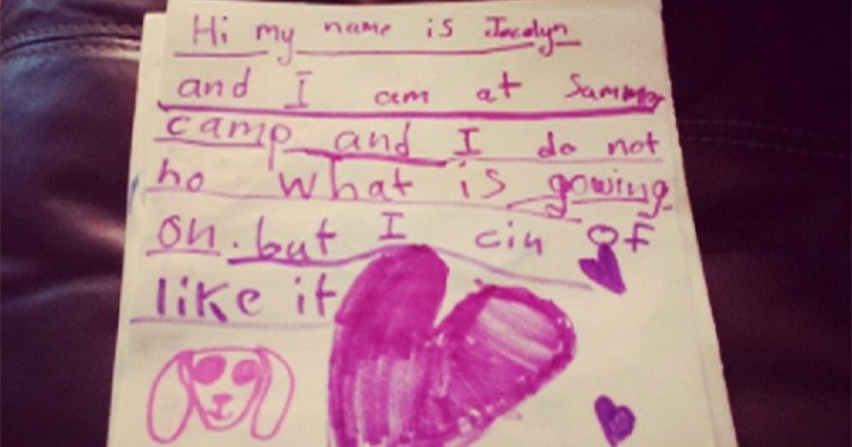Hilarious letters from summer camp See some of the funniest