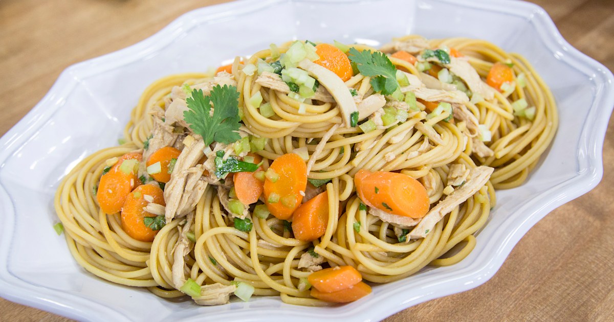 Teriyaki Noodle Salad with Chicken Recipe photo