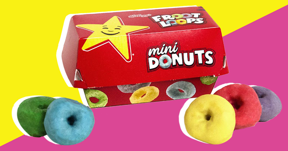 Froot Loops Mini Donut Kit