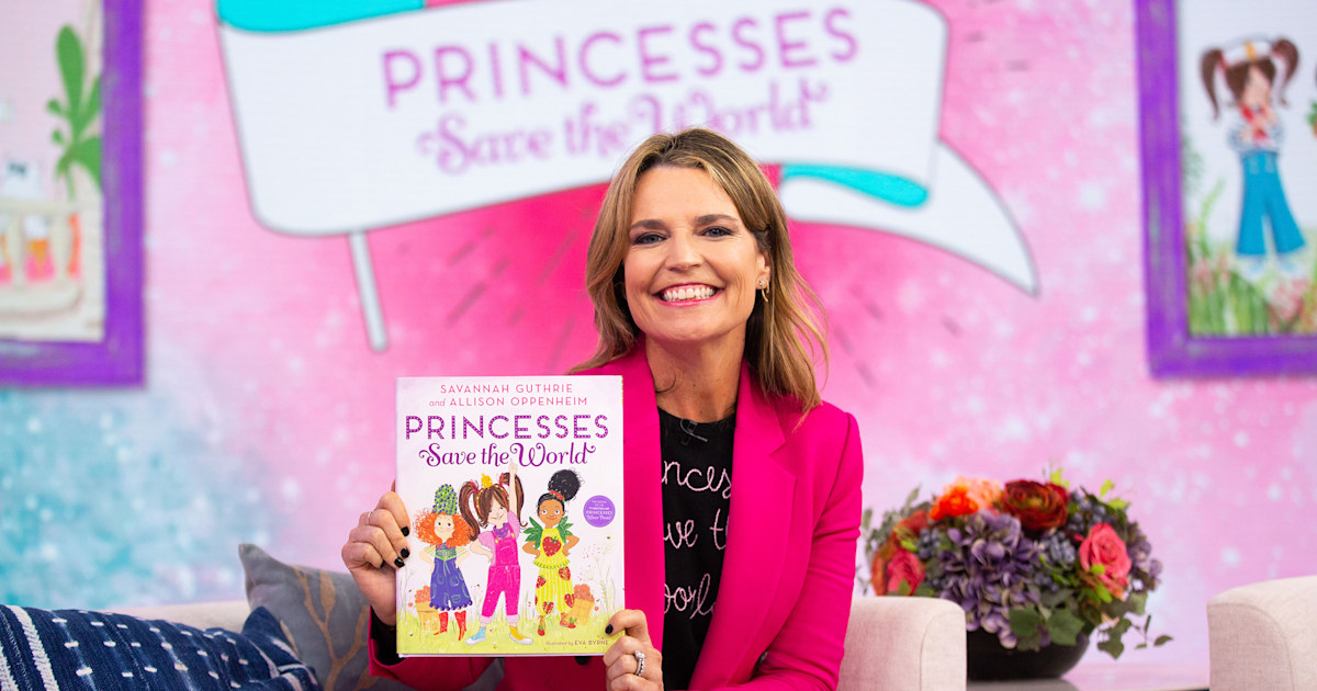 Savannah Guthrie has new book, "Princesses Save the World"