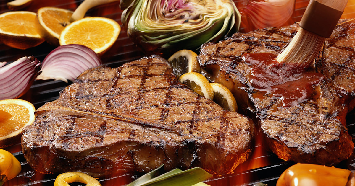 Sunny s T bone Steak with Bourbon Sauce Recipe