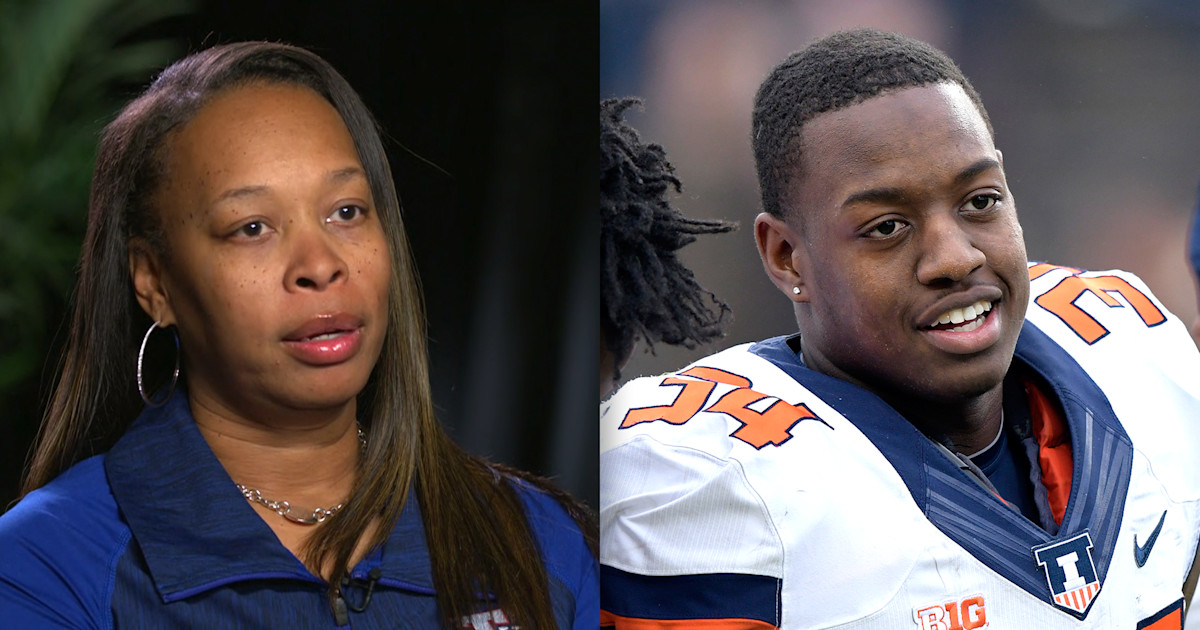 Mother of football player who collapsed during game says son fighting ...