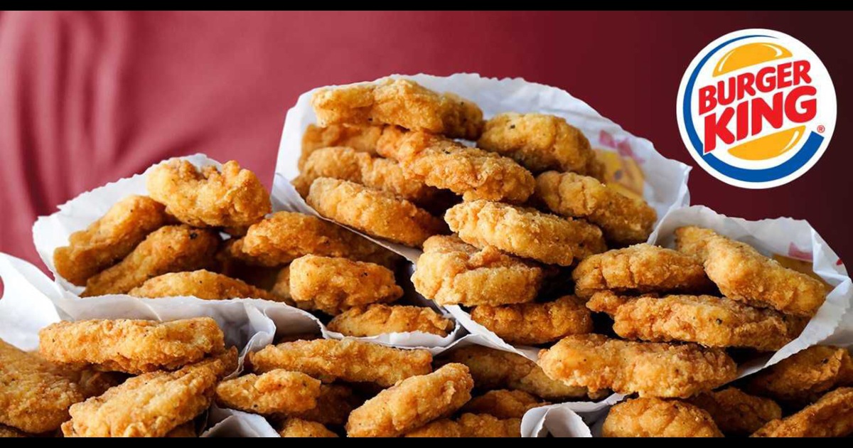 Burger King selling 10 chicken nuggets for 1