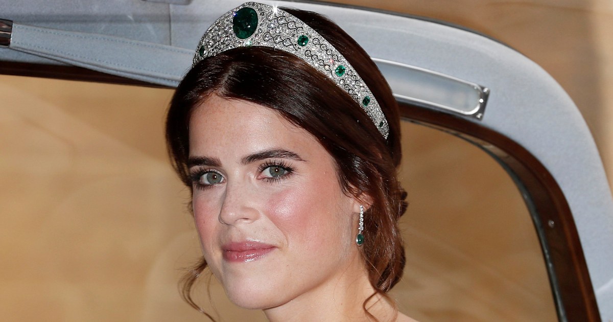 Princess Eugenie s wedding tiara Story behind the headpiece