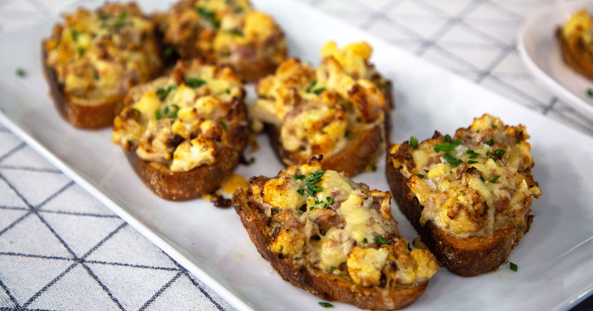 Ina Garten S Cauliflower Toasts Recipe
