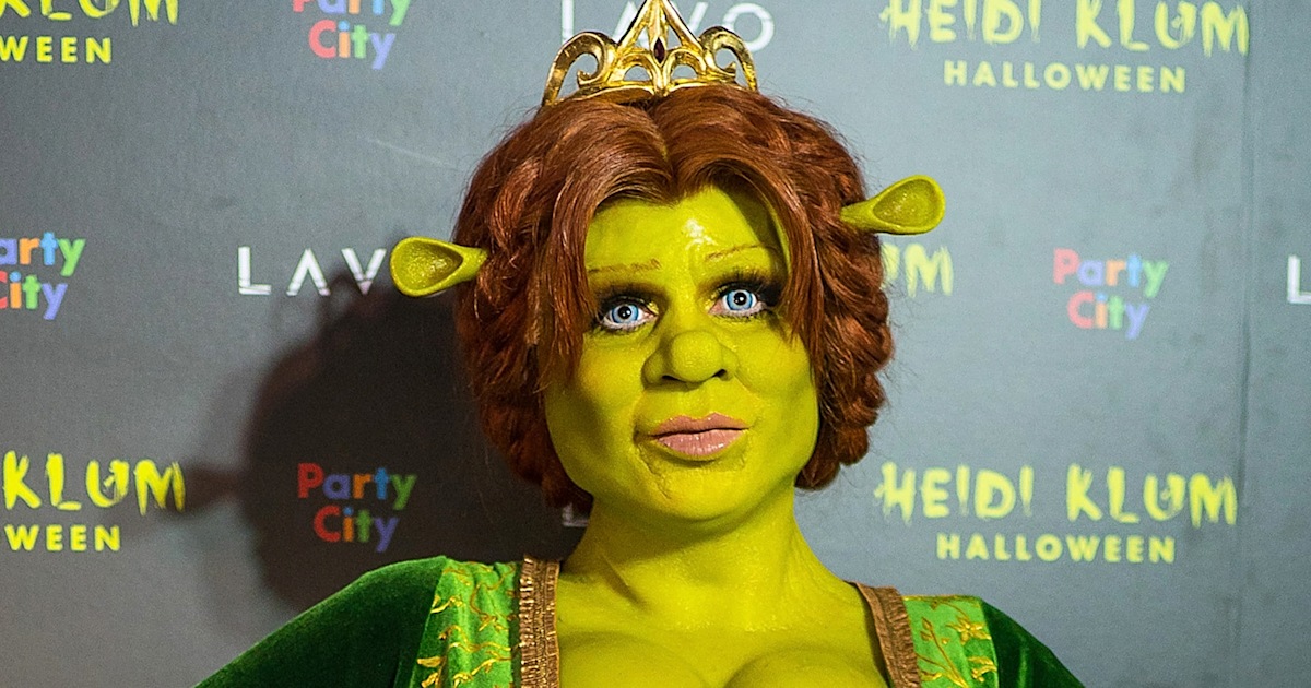Heidi Klum Dresses As Princess Fiona From ‘shrek
