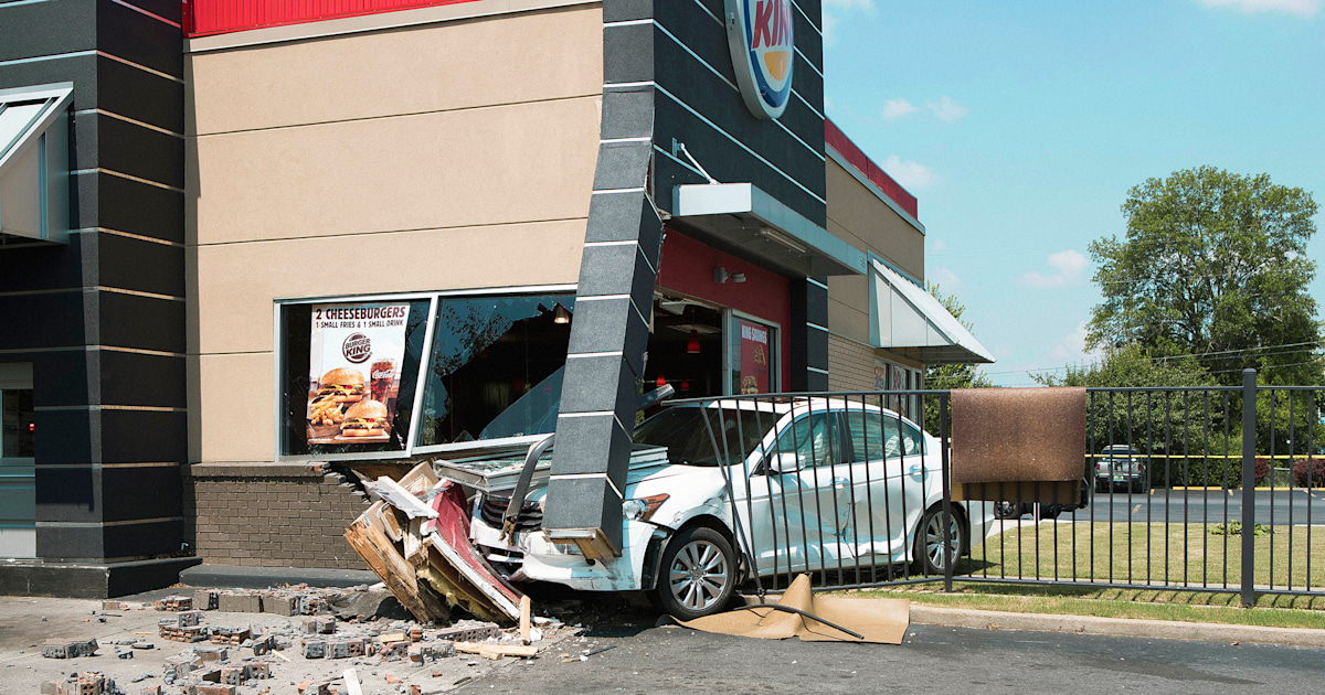 Burger King encourages delivery with photos of real car crashes at its