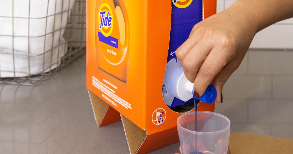 The new Tide EcoBox looks like boxed wine Franzia