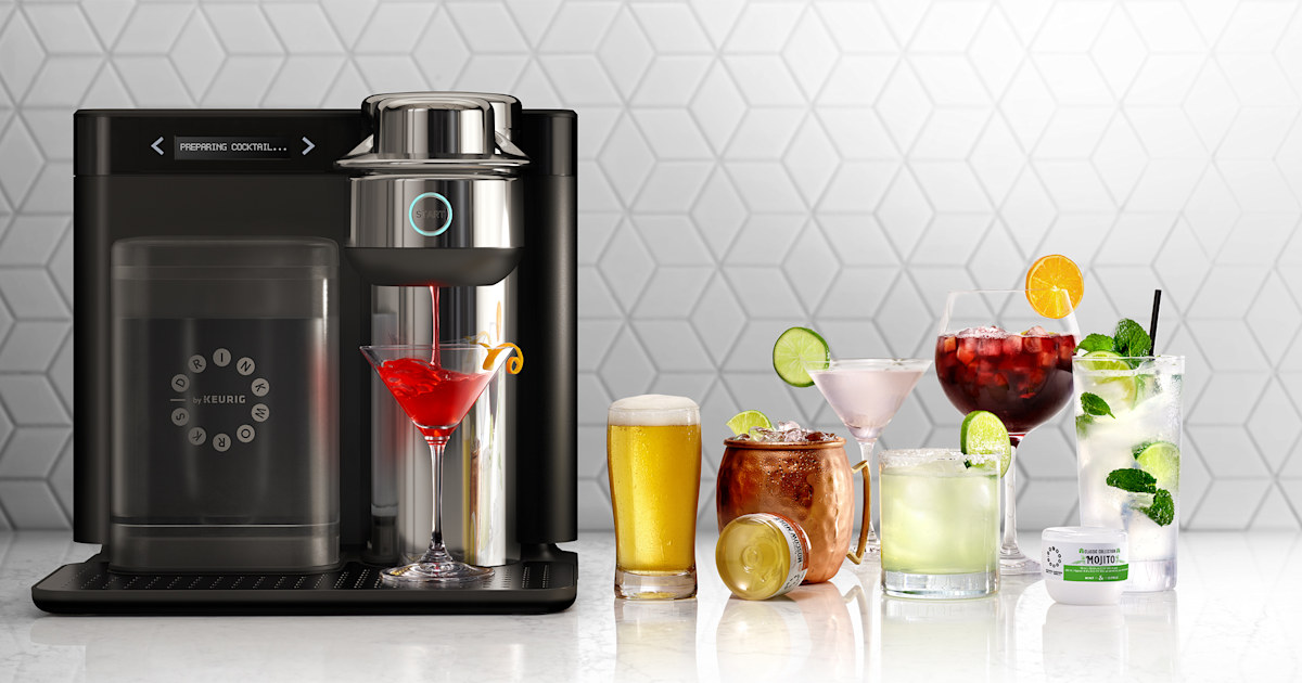 Too lazy to make a cocktail? This $299 machine from the people who brought  you Keurig coffee cups will do it for you - MarketWatch
