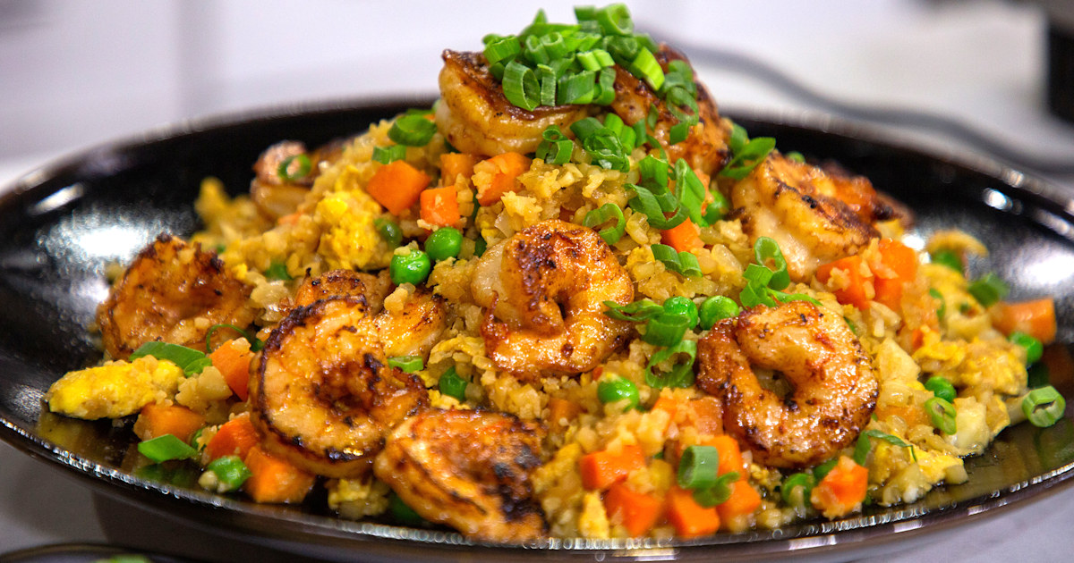 Shrimp Fried Cauliflower Rice Recipe