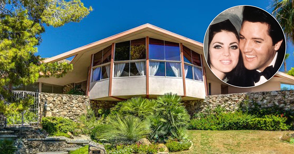 See Inside The Home Where Elvis And Priscilla Presley Had Their ...