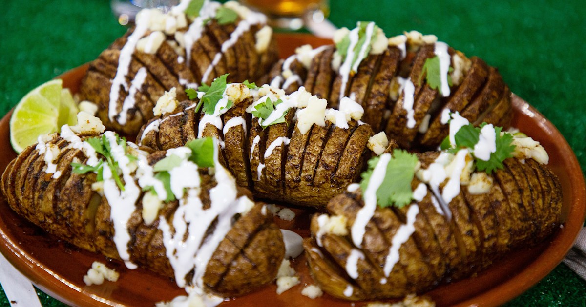 Mexican Hasselback Potatoes Recipe