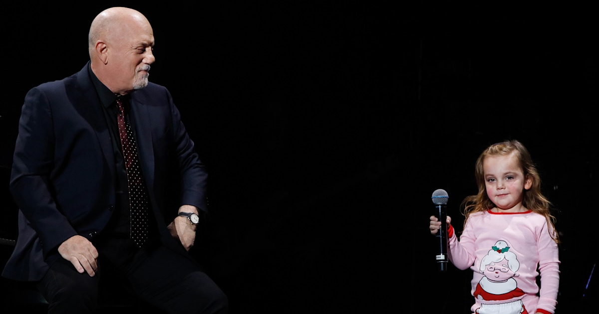 Billy Joel's daughters Della Rose and Alexa Ray join dad onstage