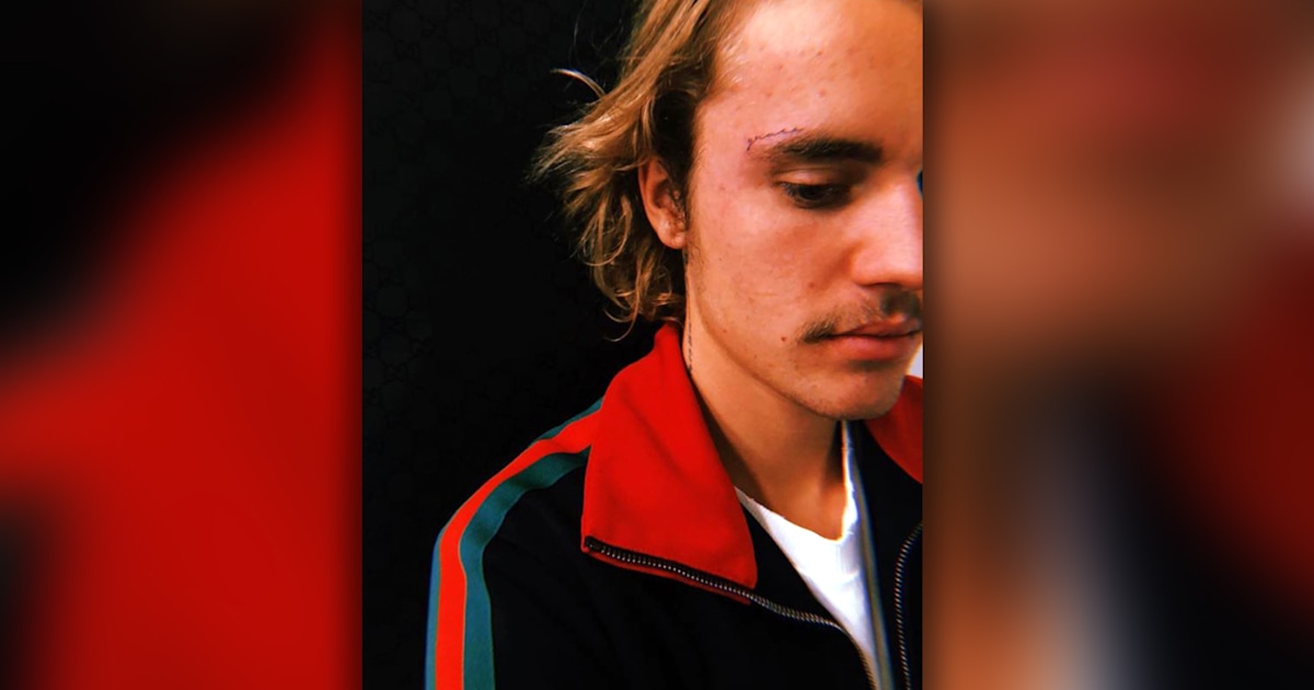 Justin Bieber's latest face tattoo finally revealed! See what it says