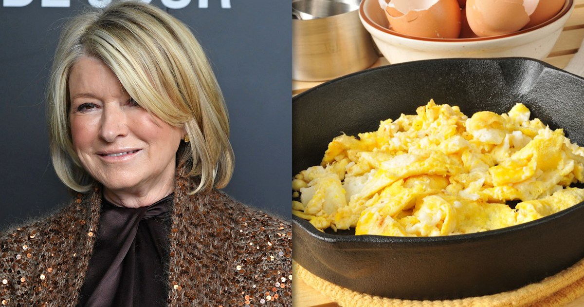 Martha Stewart Shares A Secret Hack For Best Scrambled Eggs