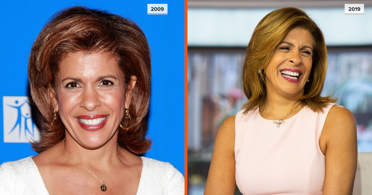 TODAY anchors take on viral 10YearChallenge — see them then and now