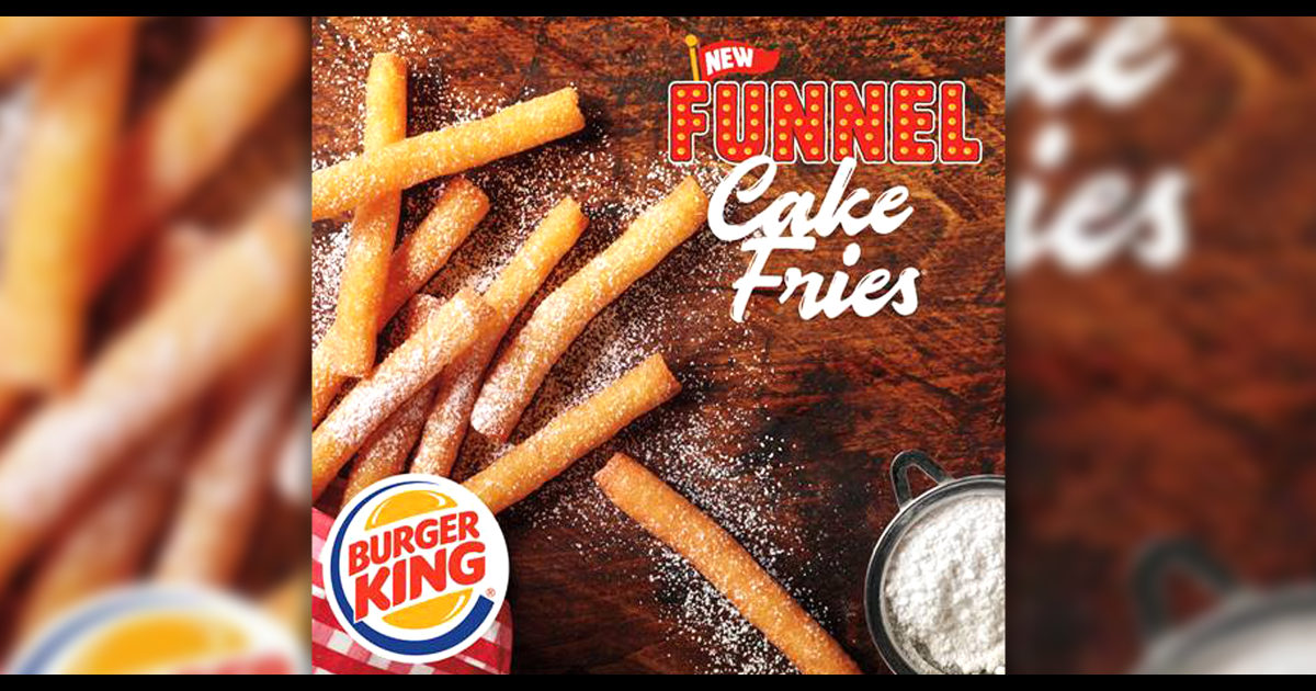 Burger King Now Selling Funnel Cake French Fries