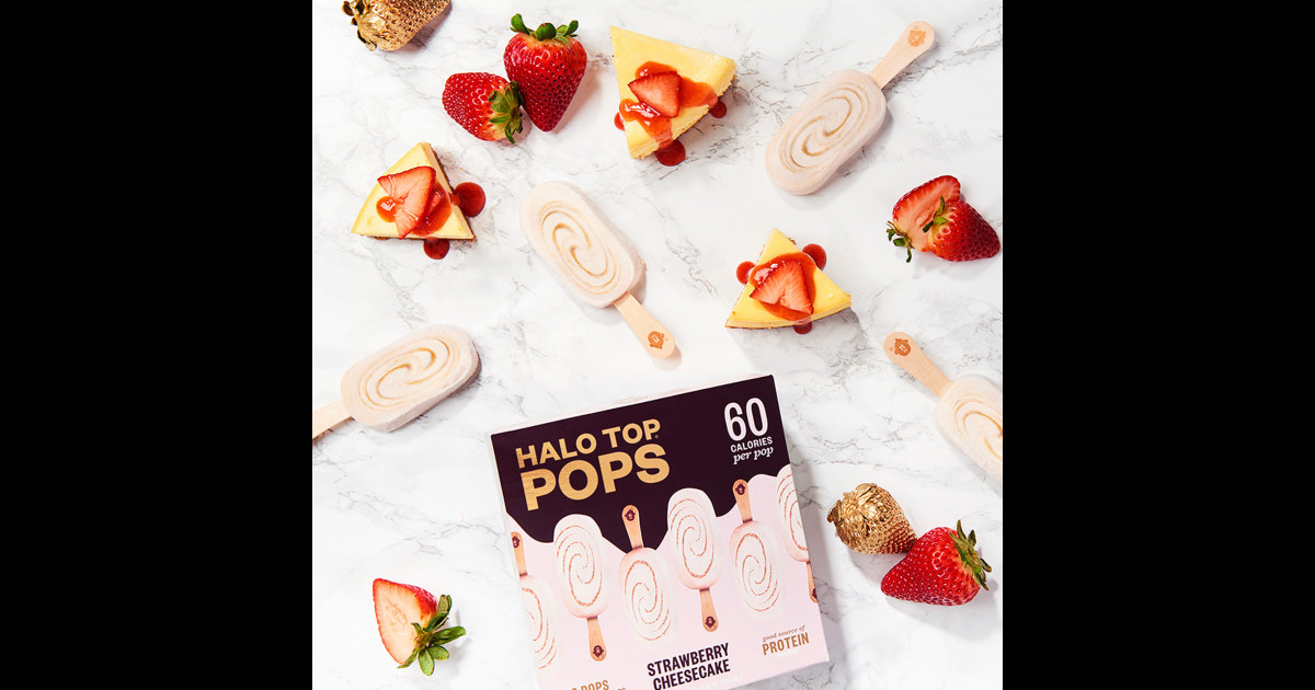 Halo Top Pops are new ice cream pops with 60 calories or less