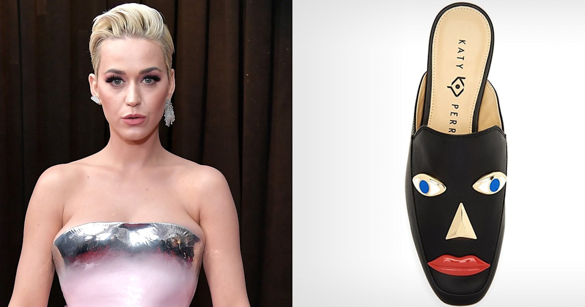 Katy perry shoes with face clearance