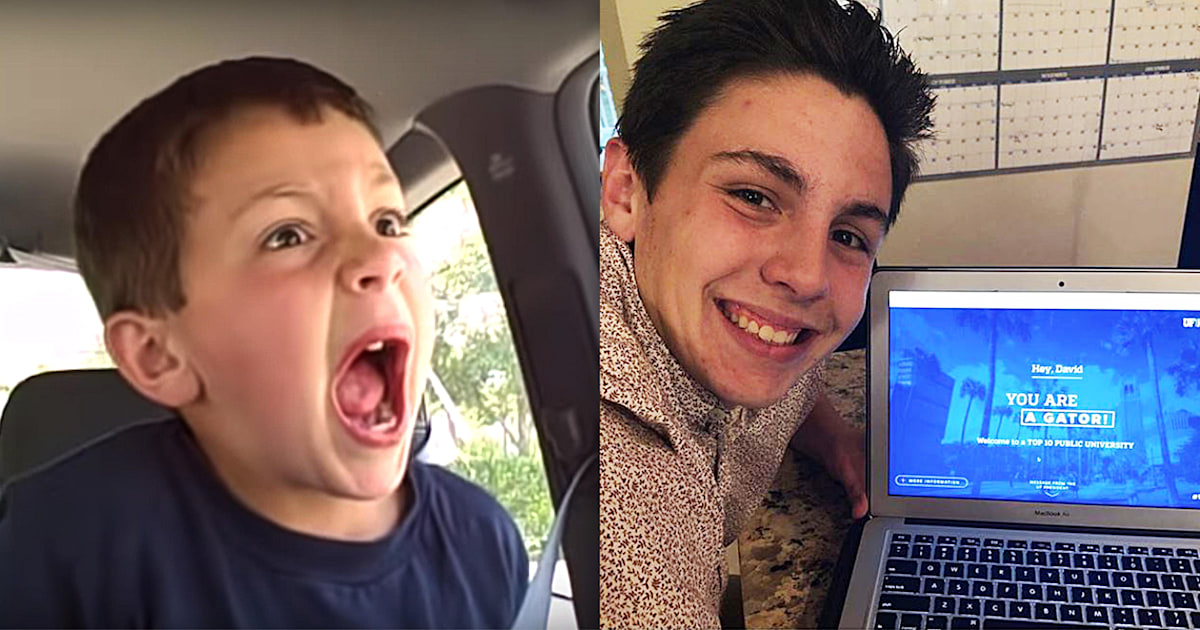 'David After Dentist' kid David Devore is going to college