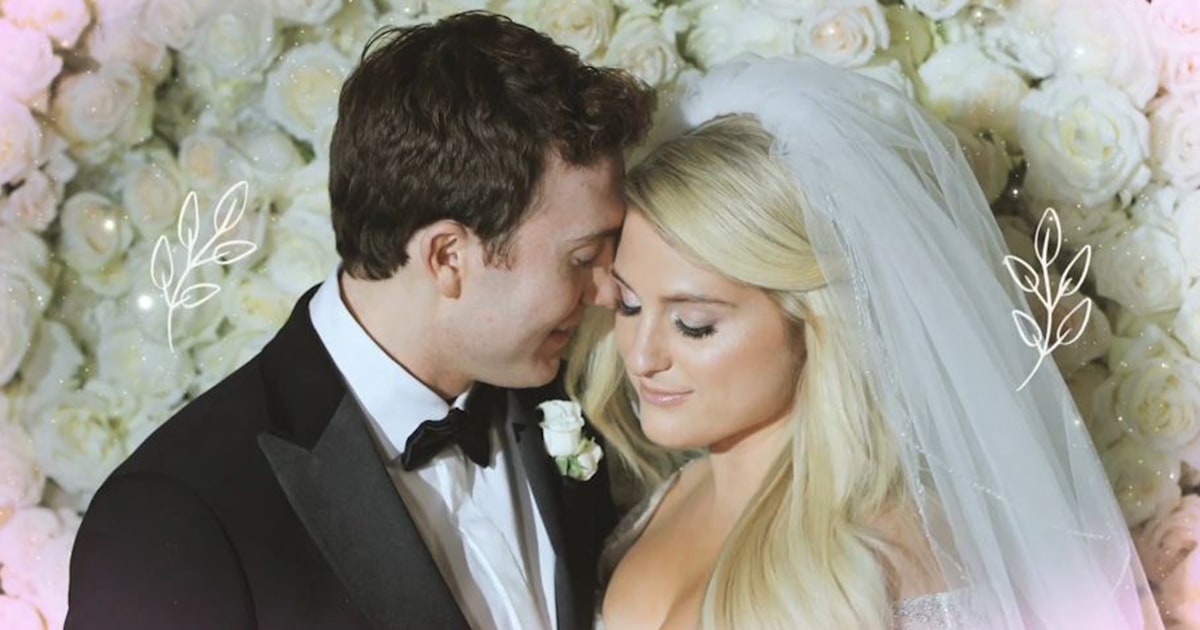 Meghan Trainor Shares Photos of Berta Wedding Gown