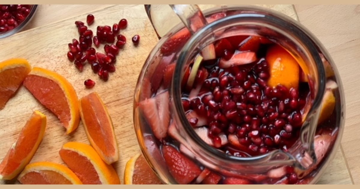 Pomegranate Sangria - Once Upon a Chef