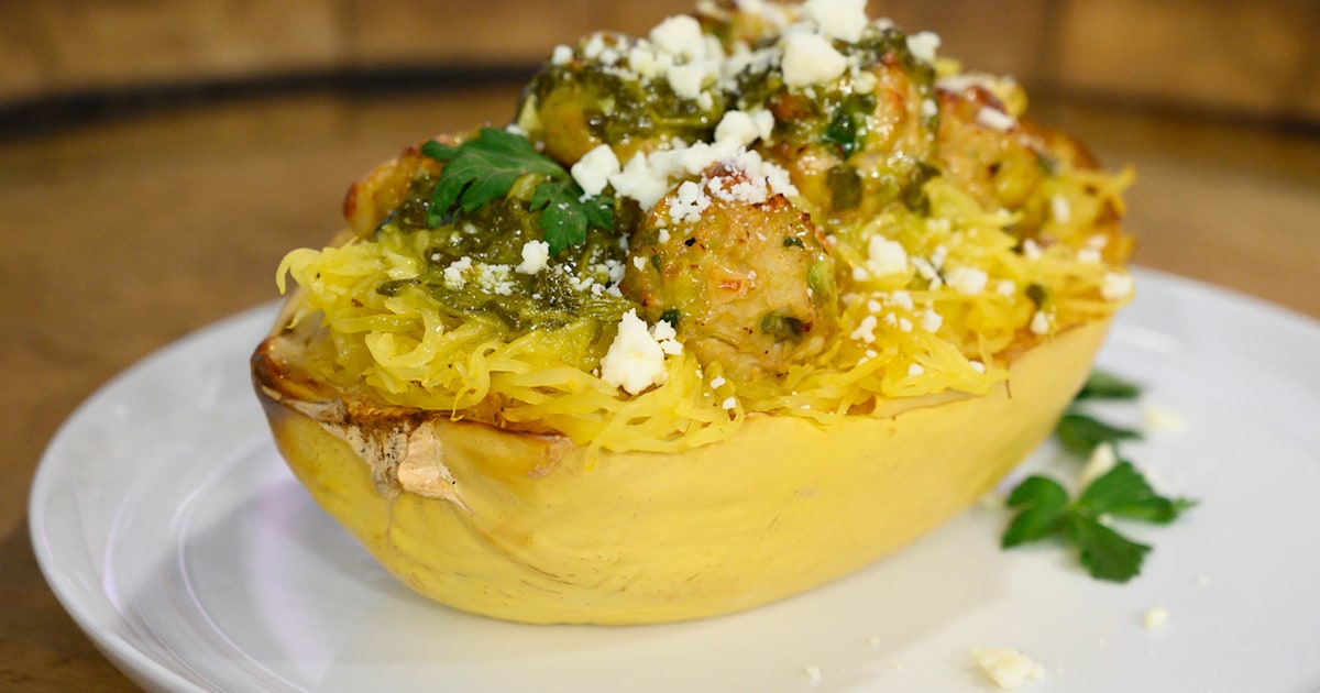 Chile-Lime Turkey & Spaghetti Squash Meal-Prep Bowls