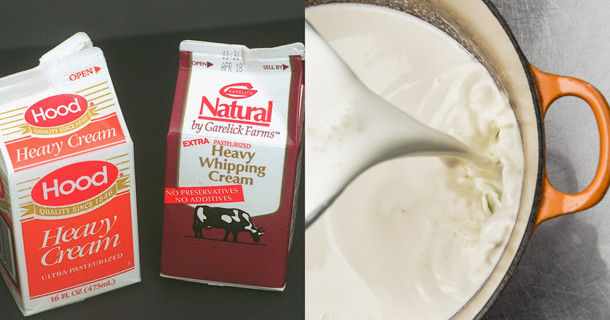 Organic Whipping Cream, Non-Homogenized