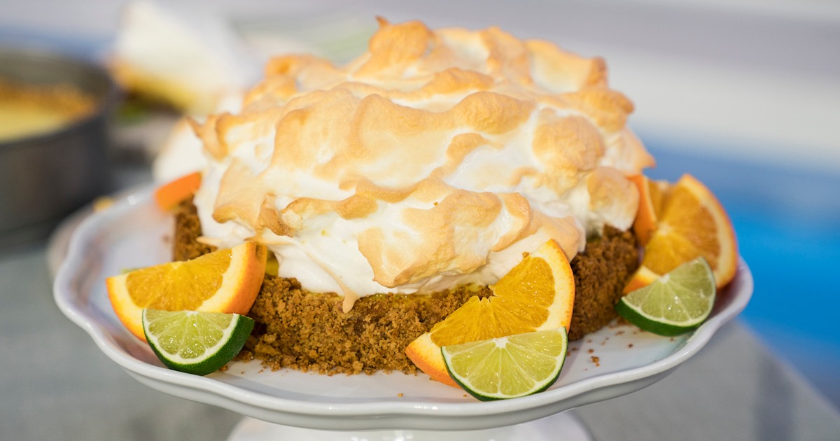Sunny's Orange-Lime Pie with Meringue Topping Recipe