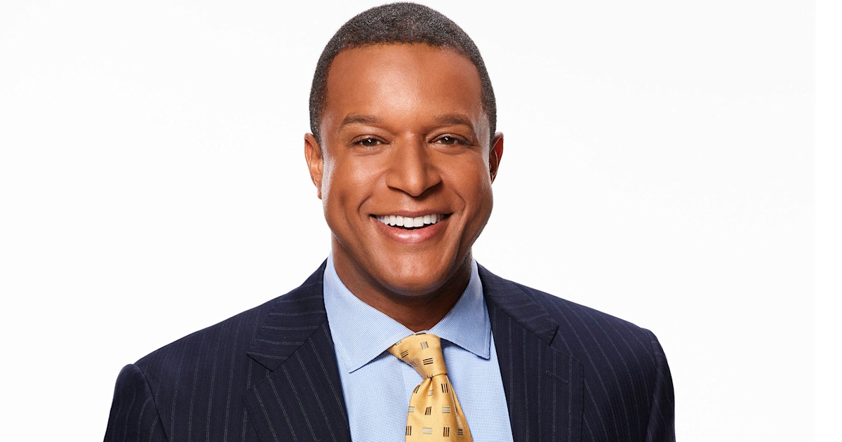 Craig Melvin, news anchor for TODAY, co-host of 3rd hour of TODAY, anchor  on MSNBC Live