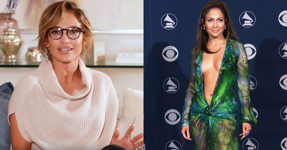 verhaal ontsnappen Sterkte Jennifer Lopez shares the story of that iconic green Versace dress