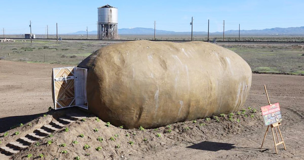 This giant potato is an Airbnb rental