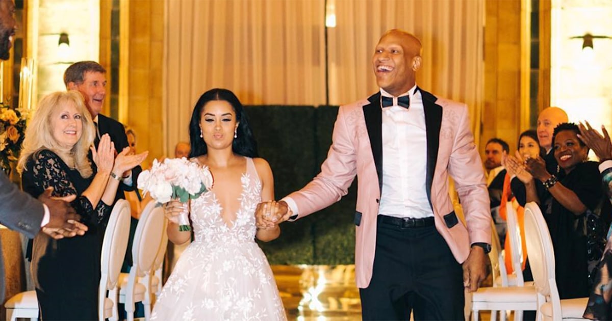 NFL player Ryan Shazier dances at his wedding 17 months after spinal injury