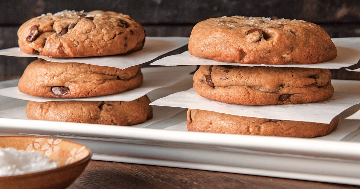 Sweet and Salty Brown Butter Chocolate Chip Cookies Recipe