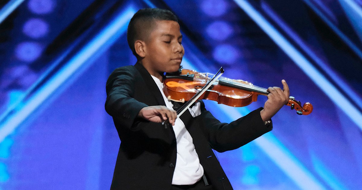 'America's Got Talent' violinist, 11, who was bullied for cancer
